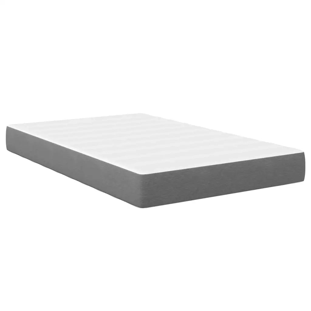 Materasso da Letto-Materasso per letto Grigio chiaro 120 x 190 cm Tessuto