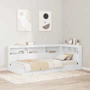 Testata contenitore con testiera Bianco 80 cm Legno multistrato 3335445
