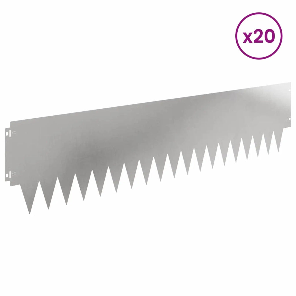 Bordura per Prato 20 pcs metallo 8008300