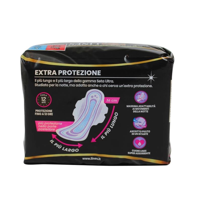 LINES SETA ULTRA NEW EXTRA ALI 7+1 PZ  EXTRA PROTEZIONE NOTTE