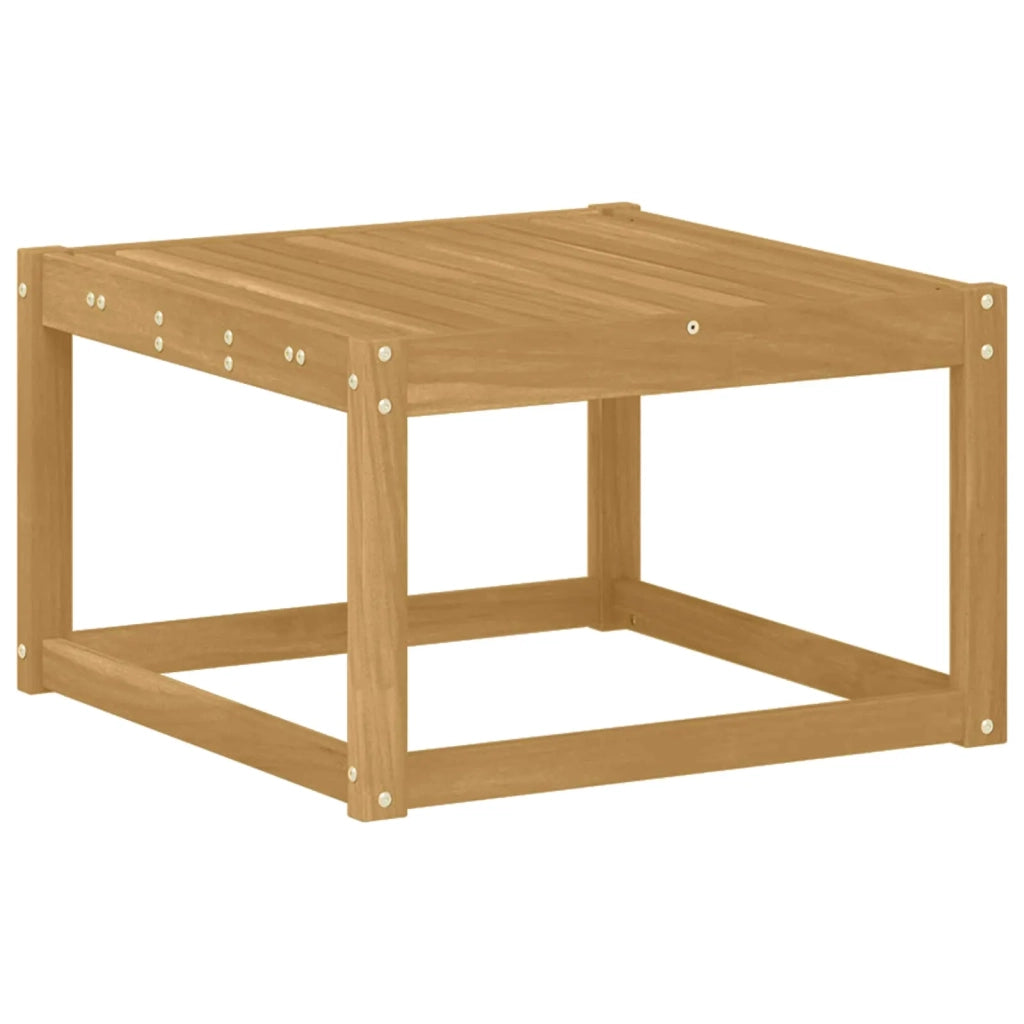 Set di divani da esterno 7 pz Bianco e Grigio Chiaro Poliestere 3387275