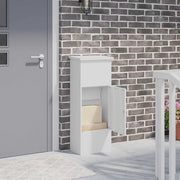 Cassetta per pacchi Bianco 44,5 x 29 x 110,5 cm Acciaio