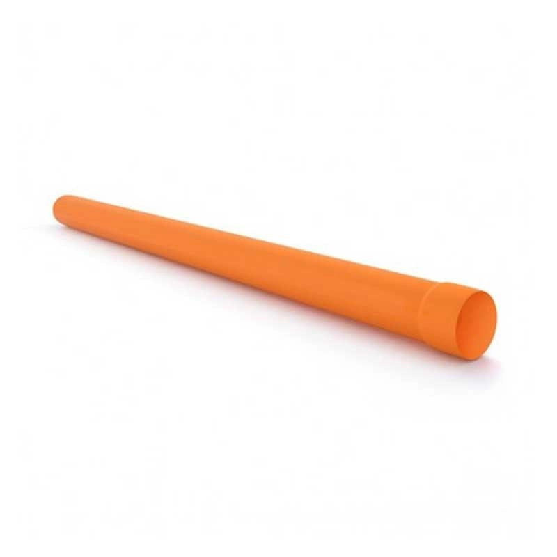 Tubo in pvc arancio : Diametro - 80, Metri Lineari - 1 metro