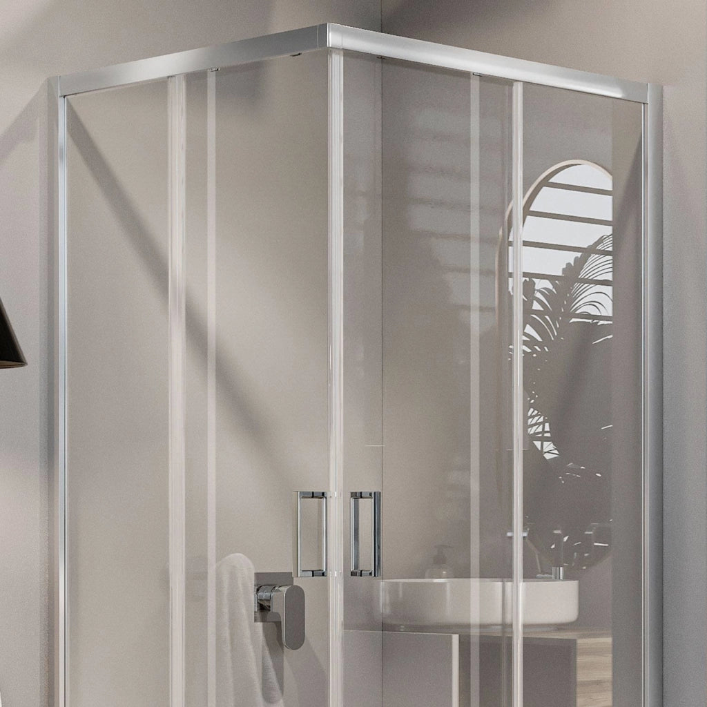Box Doccia Rettangolare 70x90 H185 Trasparente 6mm mod. Ready