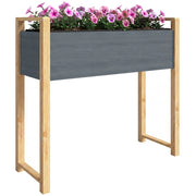 Letto da Giardino Rialzato con Telaio ¨C Minimal ¨C 98x37x90 cm, Grigio