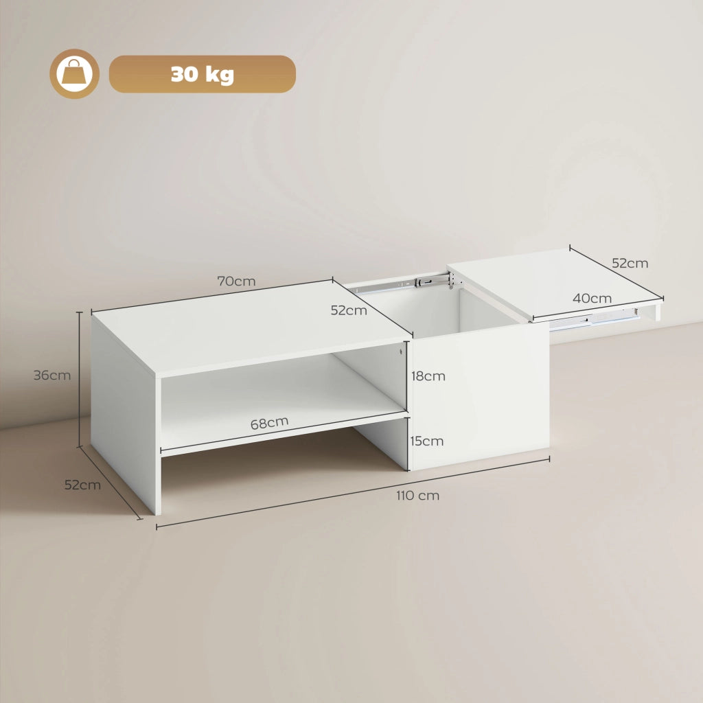 Tavolino da caff¨¨ ¨C Minimal ¨C Bianco