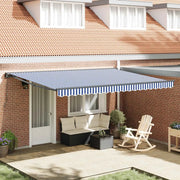 Struttura della tenda Blu e Bianco 450 × 300 cm 3330851