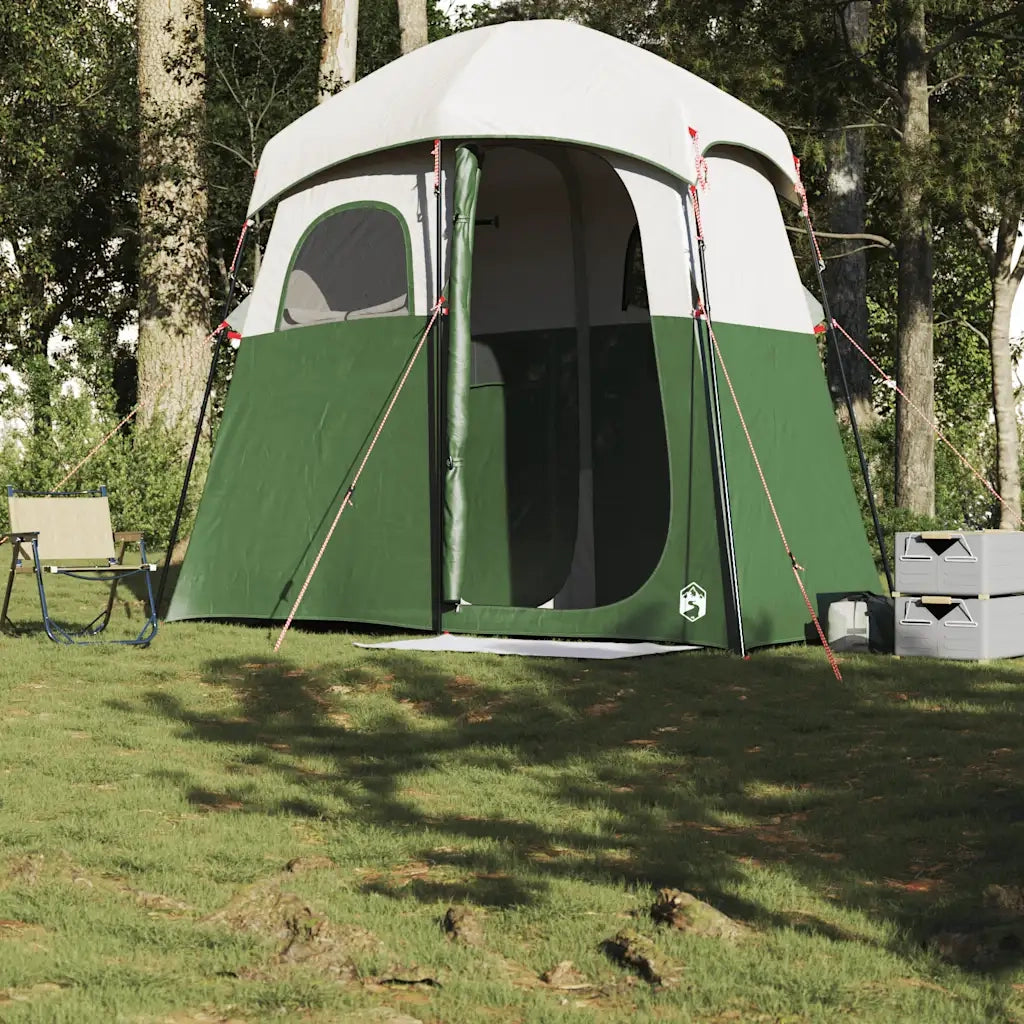 Tenda da Doccia per 2 Persone-Tenda Doccia Portatile Verde Impermeabile