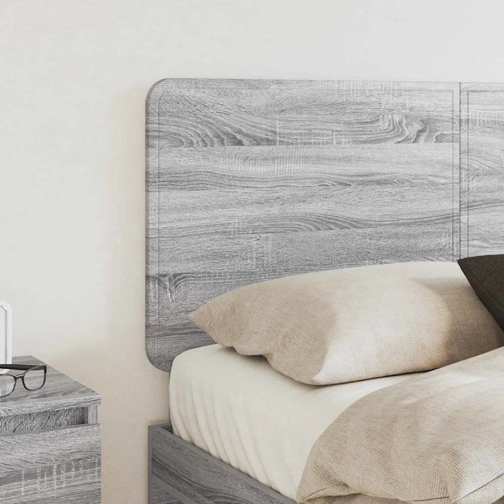 Testiera-Testata-Testiera Decorativa Grigio Sonoma 140 cm Legno multistrato 998523