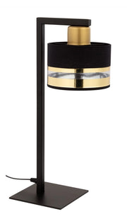 Lampada da tavolo Pro moderna nero-oro E27 Sigma Lighting
