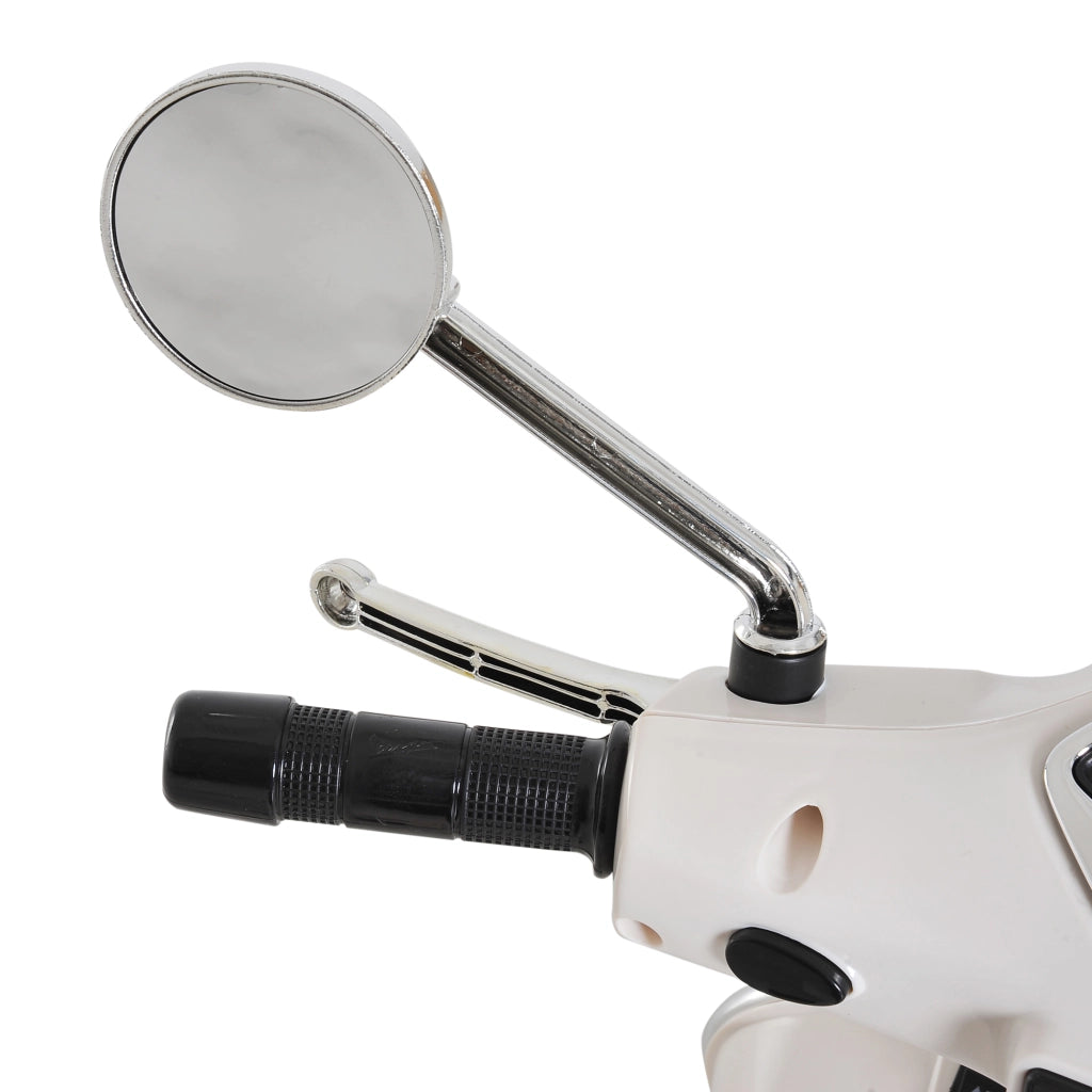 Moto Elettrica per Bambini 3-6 Anni ¨C zephmum ¨C Bianco