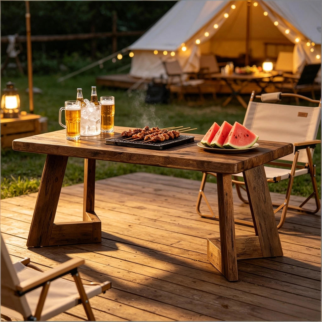 TAVOLO Da salotto rettangolare 120x60x51 cm legno Rustic Brown