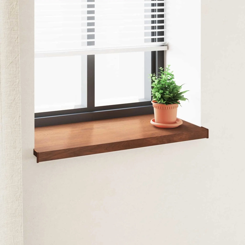 Soglia della Finestra Legno Marrone 80 x 40 x 4,5 cm PVC CFW6590039