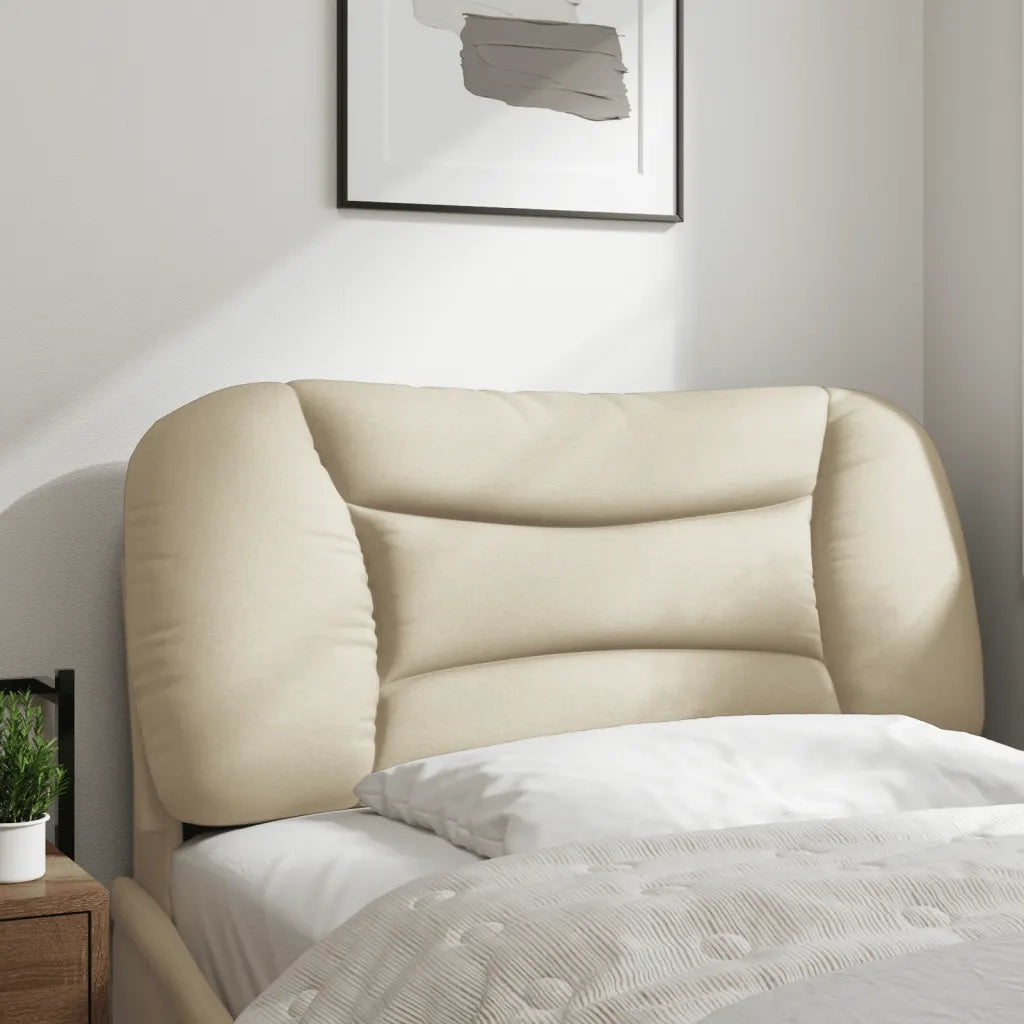 Cuscino Testiera Hvar Crema 80 cm in Tessuto 374530