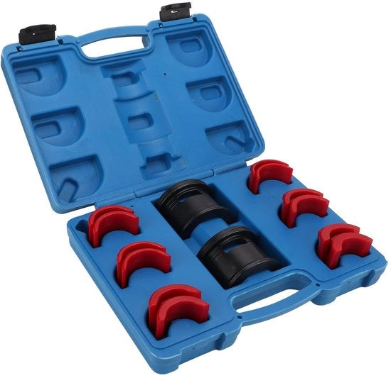 Kit di installazione guarnizioni forcella universale per motocicli e bicicli - 35-50mm - Set di strumenti per guarnizioni olio