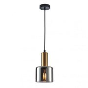 Lampada a sospensione Italux Santia rame E27 Ø12cm