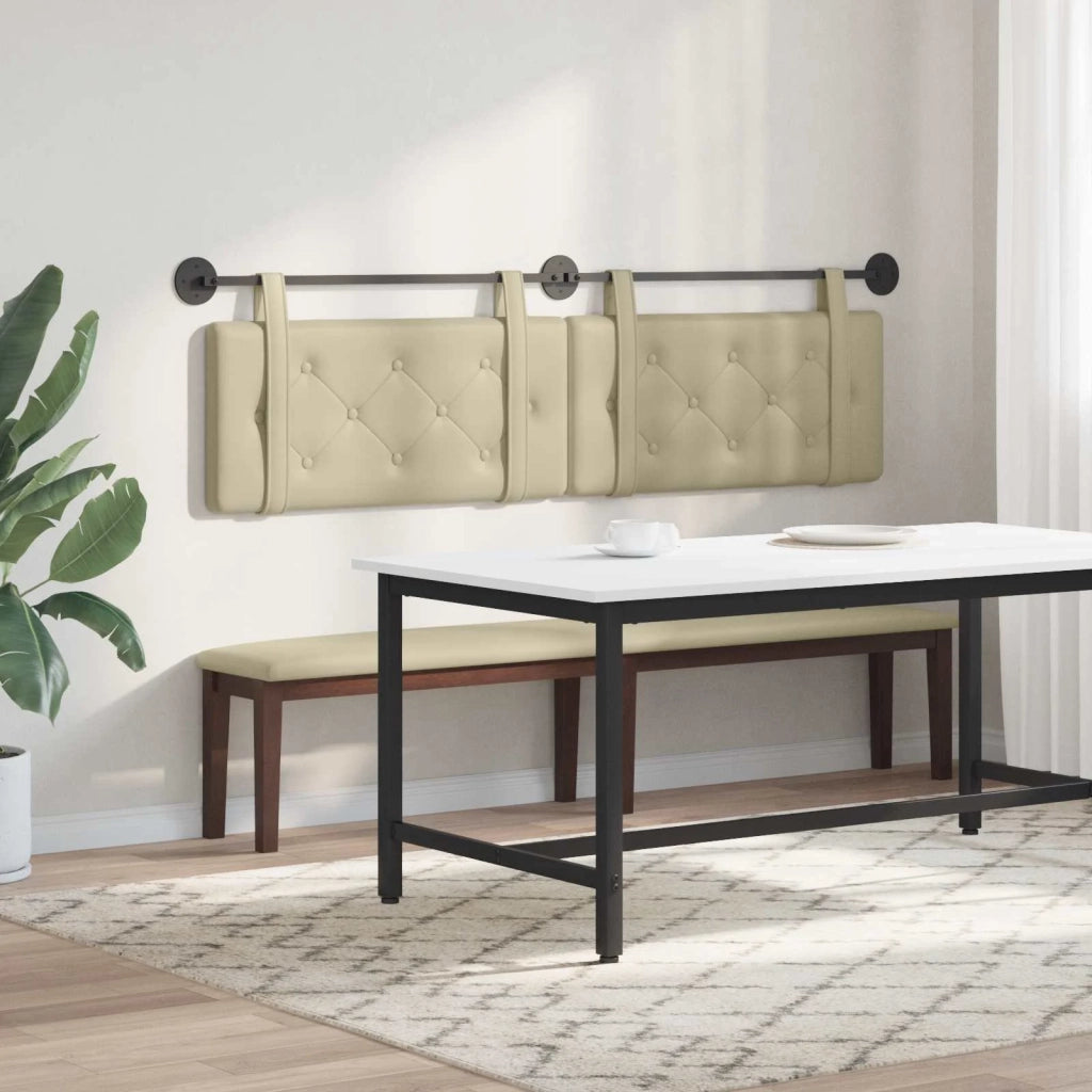 Testiera | Testata sospesa Crema Similpelle