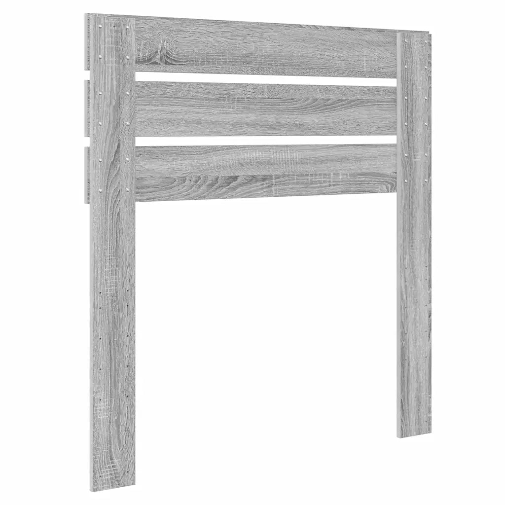 Testiera-Testata-Testiera Decorativa Grigio Sonoma 75 cm Legno multistrato 180645