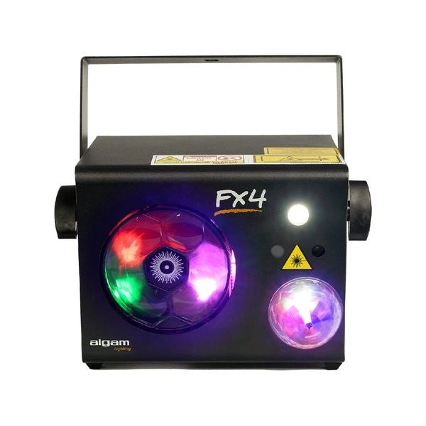 Effetti luce disc jockey algam lighting 18700163 fx4 black
