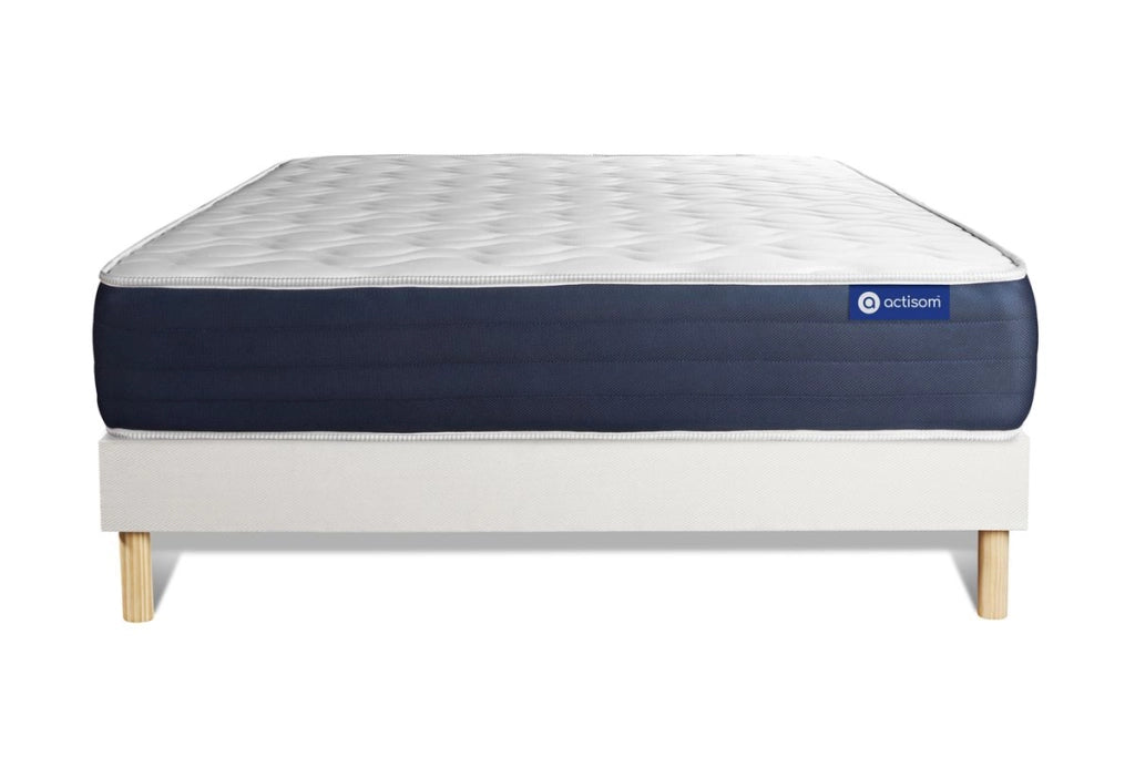 Kit rete e materasso Actimemo sleep 130x190cm - Spessore : 22cm- memory foam - Bilanciato -