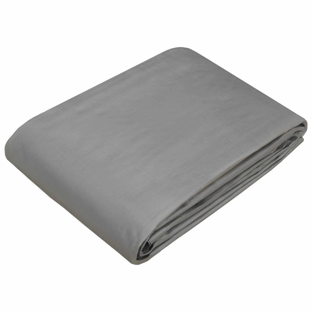Telo con Occhielli Grigio Chiaro 4 x 6 m 260 gsm PE 42039326