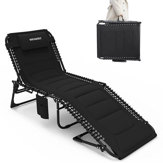 Seduta esterna 5 posti regolabile - Riutilizzabile - Seduta da giardino - Capacità 150 kg - Struttura in acciaio rinforzata - 200x68x38 cm - Seduta per giardino