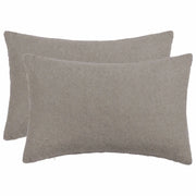 Federa 2 pcs HEERLEN Grigio Chiaro 50 x 75 cm Bouclé 911661