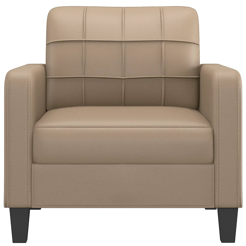 Poltrona | Sedia Relax Cappuccino 60 cm in Similpelle