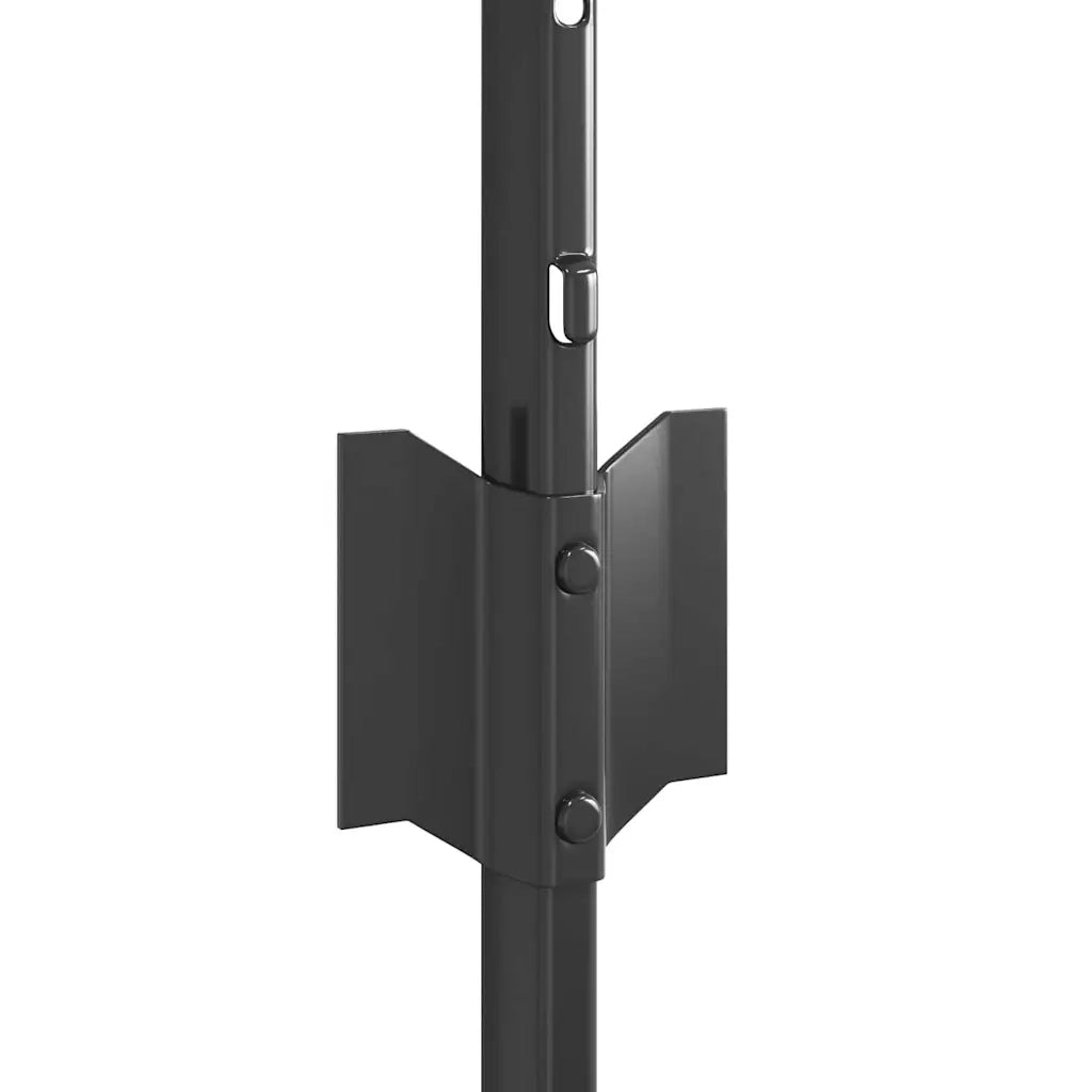 Palo della recinzione 11 pcs Grigio 80 cm Acciaio 42006279