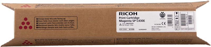 Ricoh 821096 cartuccia toner 1 pz Originale Magenta