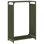 Rastrelliera per Legna da Ardere Verde Oliva 60x28x90 cm CFW3413430