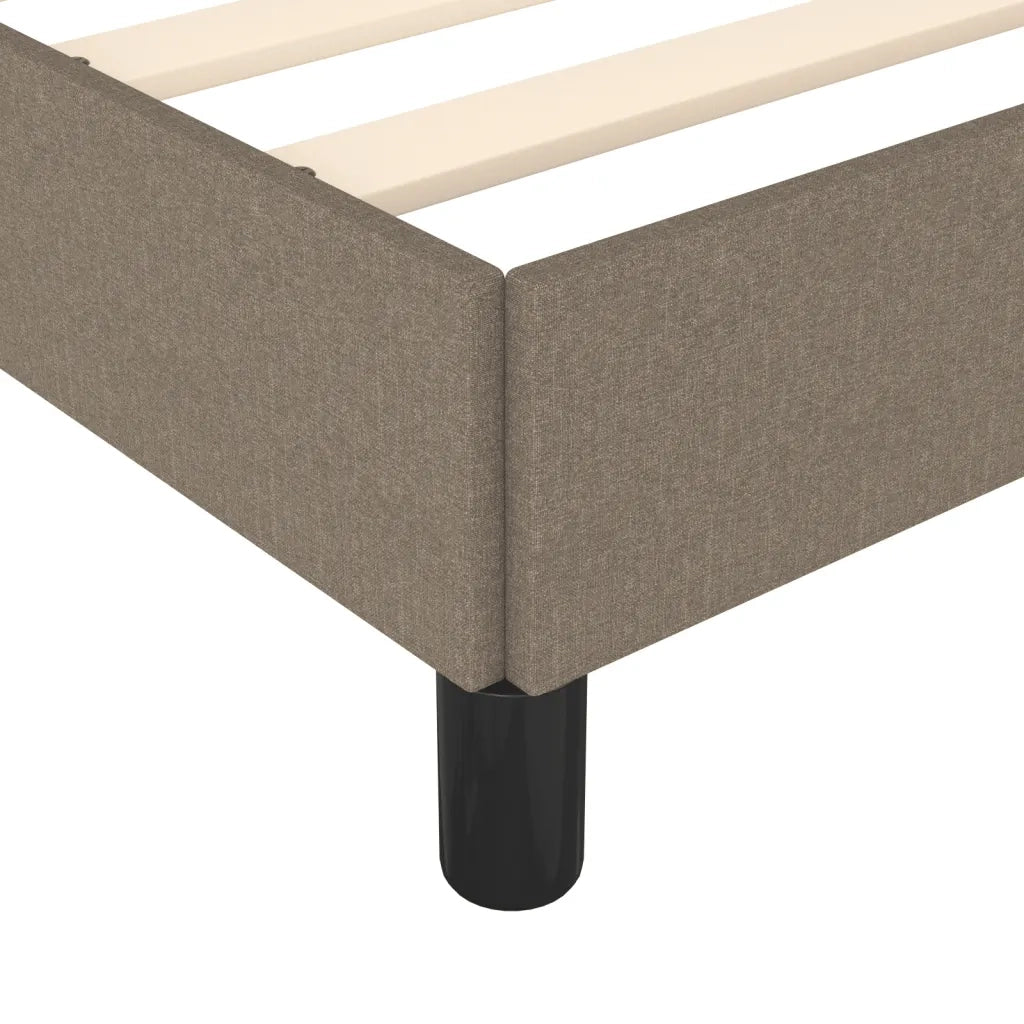 Giroletto senza Materasso Tortora 120x190 cm Tessuto 3269609