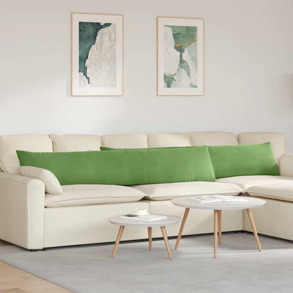 Cuscini da Divano 2 pcs Verde chiaro 200 x 40 cm 42013888