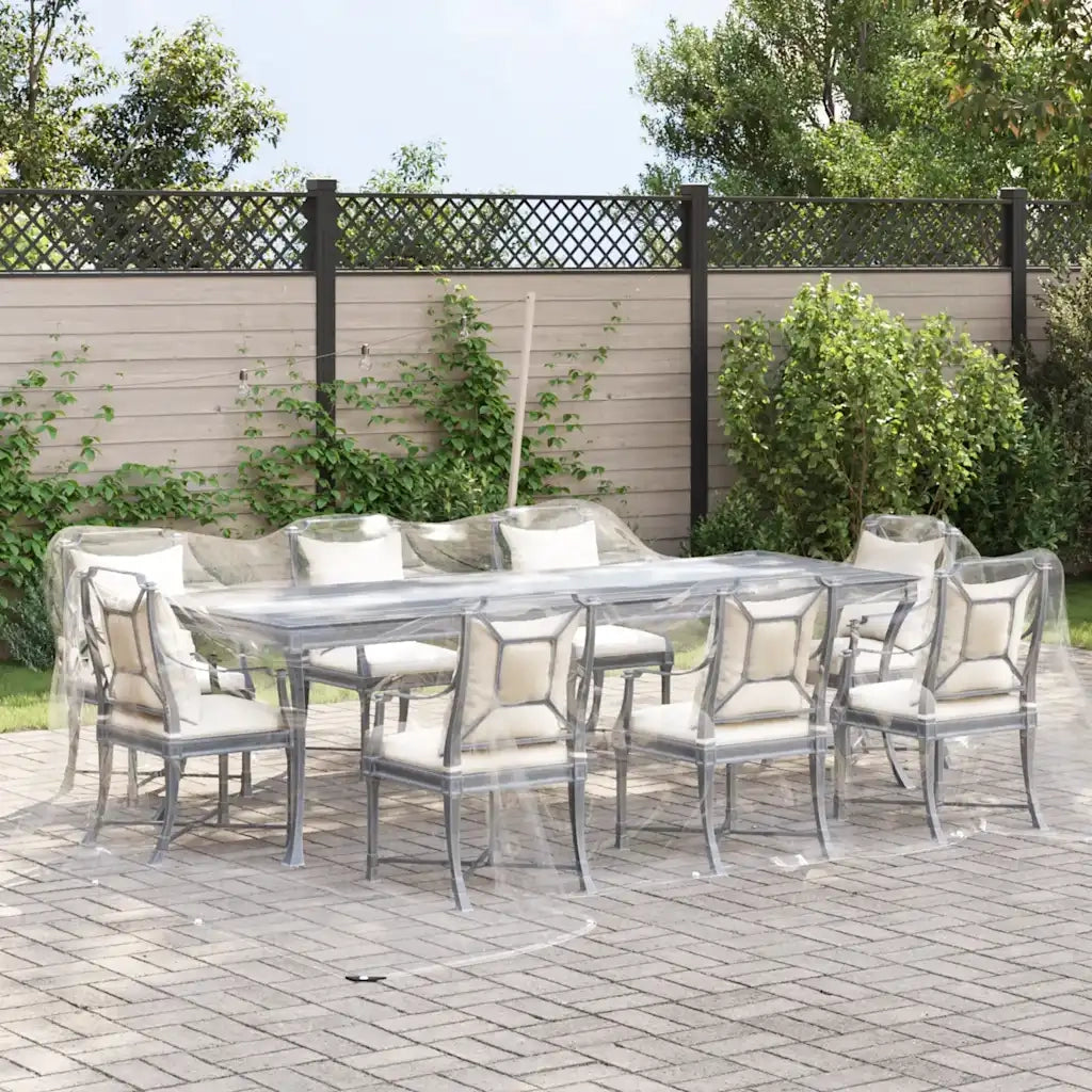 Telone Trasparente con Occhielli 5x5 m in PVC 4018612