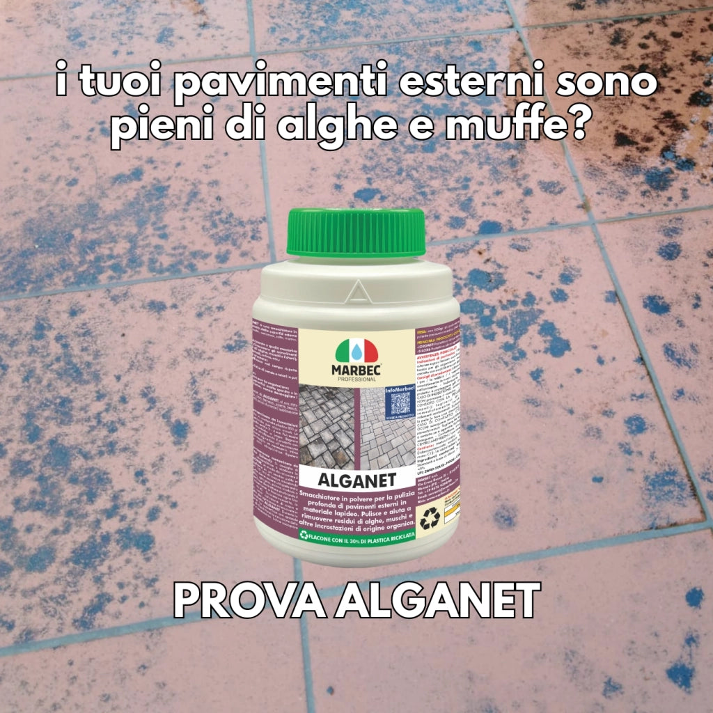 Pulizia pavimenti esterni ALGANET   4KG
