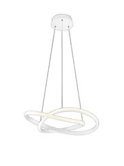 Lampada a sospensione LED COURSE bianca Ø60 27W 4000K