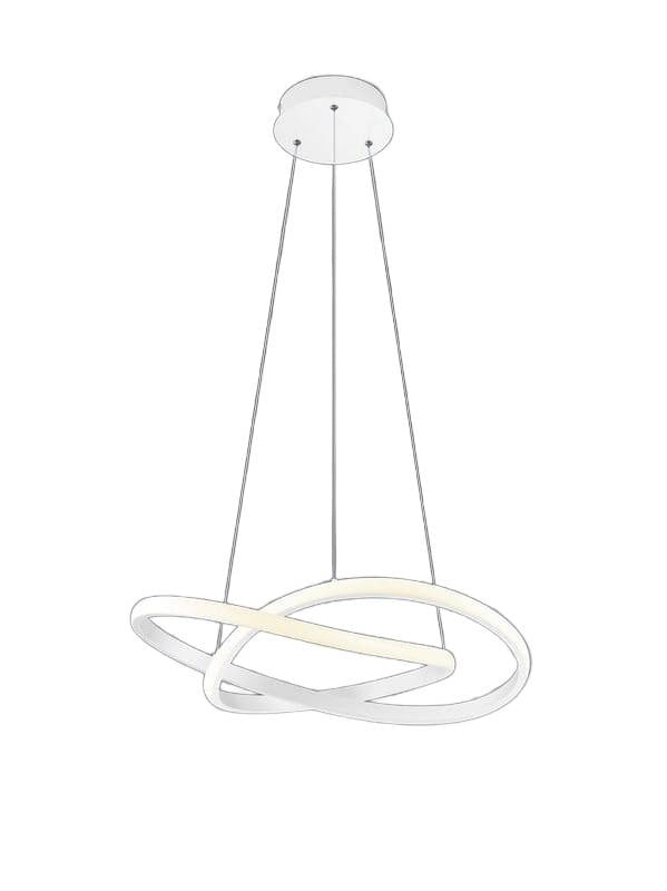 Lampada a sospensione LED COURSE bianca Ø60 27W 4000K