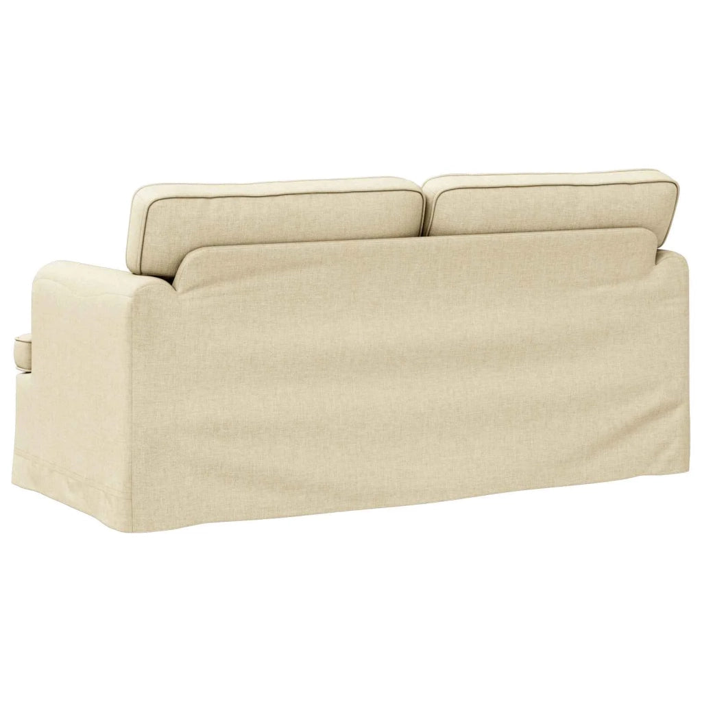 Divano Crema 142 x 80 x 85 cm Tessuto