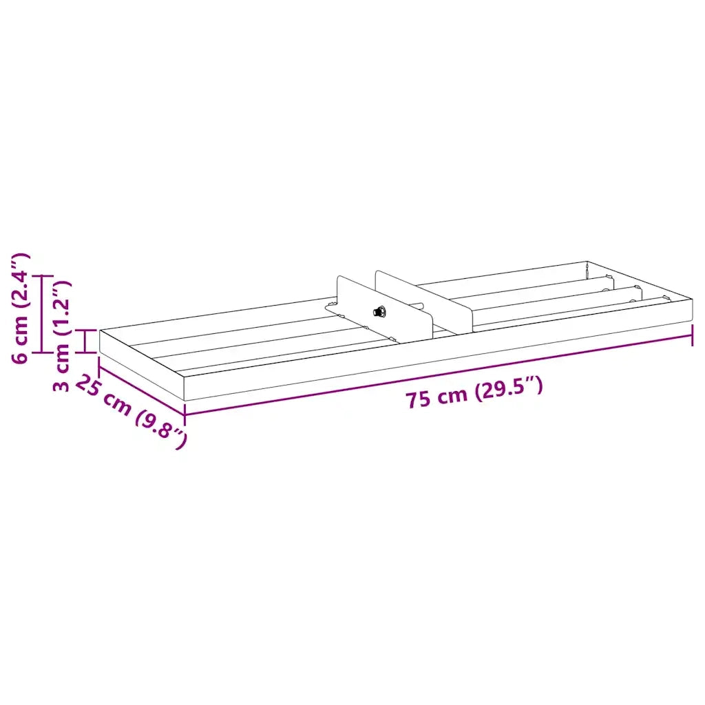 Testa di Ricambio per Rake da Giardino Nero 75 x 25 x 6 cm CFW5604308