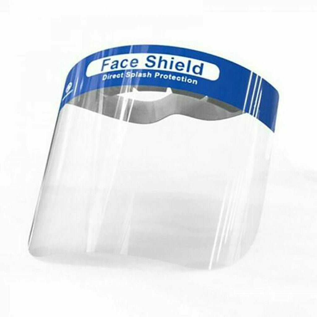 SET 4 VISIERE PROTETTIVA TRASPARENTE VISIERA VISO PROTEZIONE PARASCHIZZI TESTA