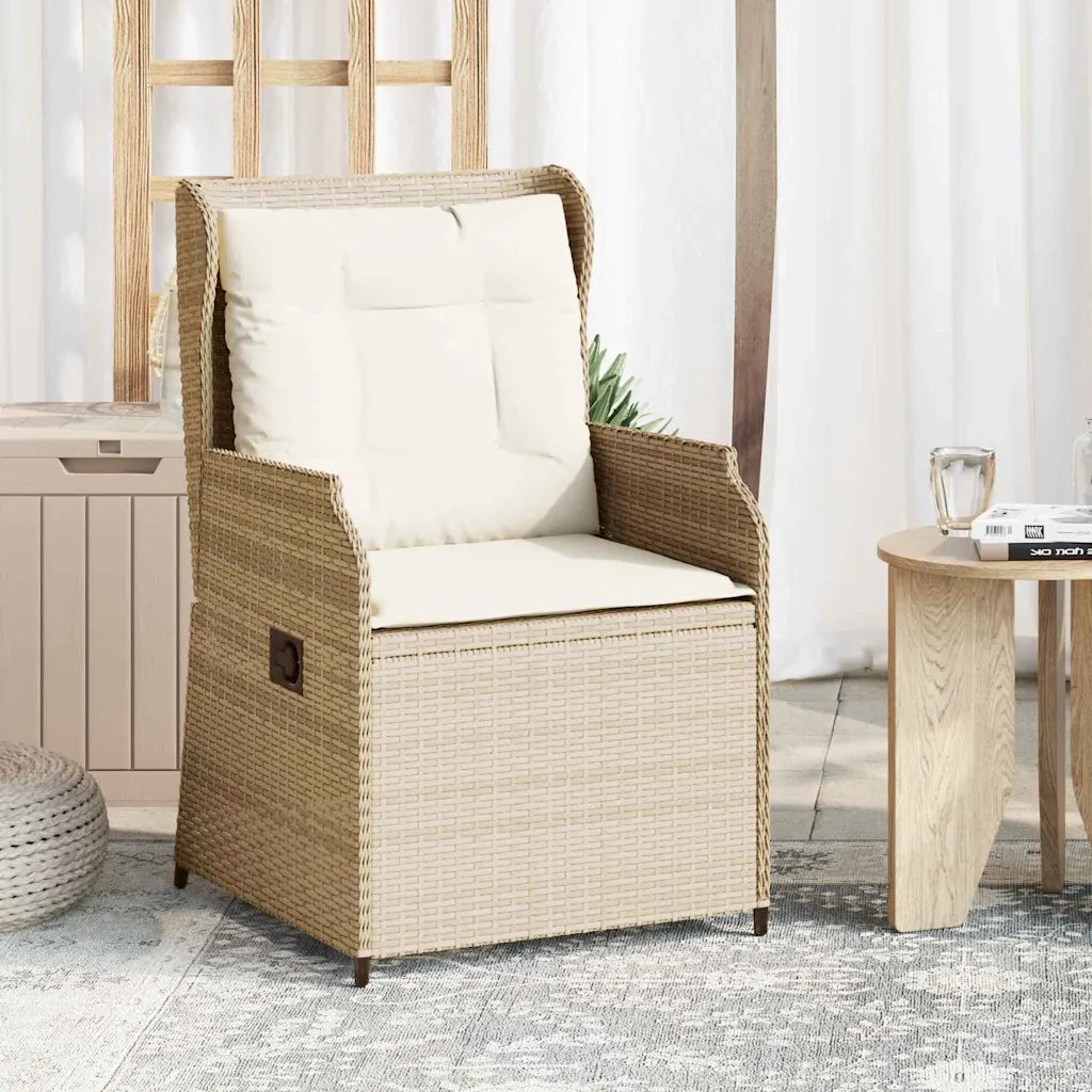 Panchina da giardino 2 pcs Beige polyrattan 3394489
