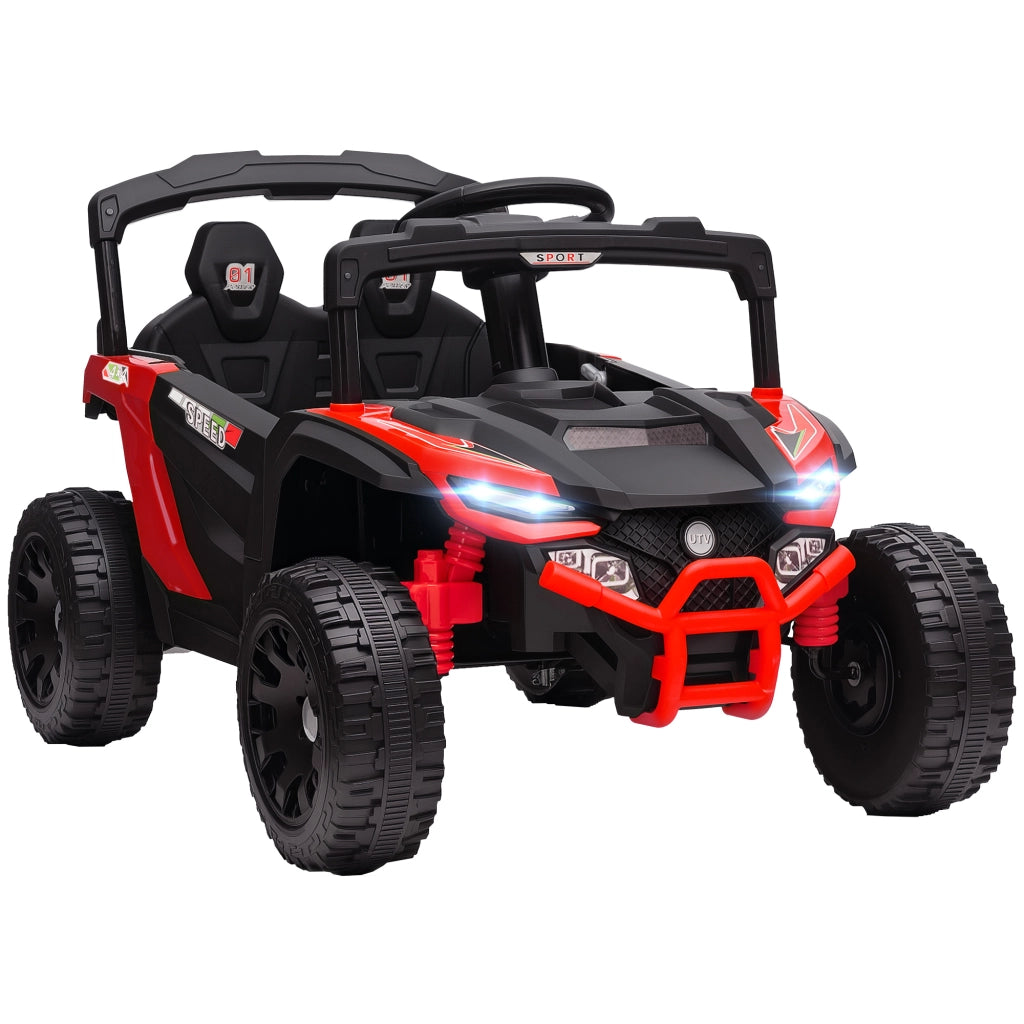 Auto elettrica per bambini UTV ¨C zephmum ¨C rosso, 12V, telecomando, 3-8 anni