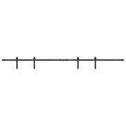 Kit Anta Scorrevole Armadio in Acciaio al Carbonio 113 cm CFW2288619