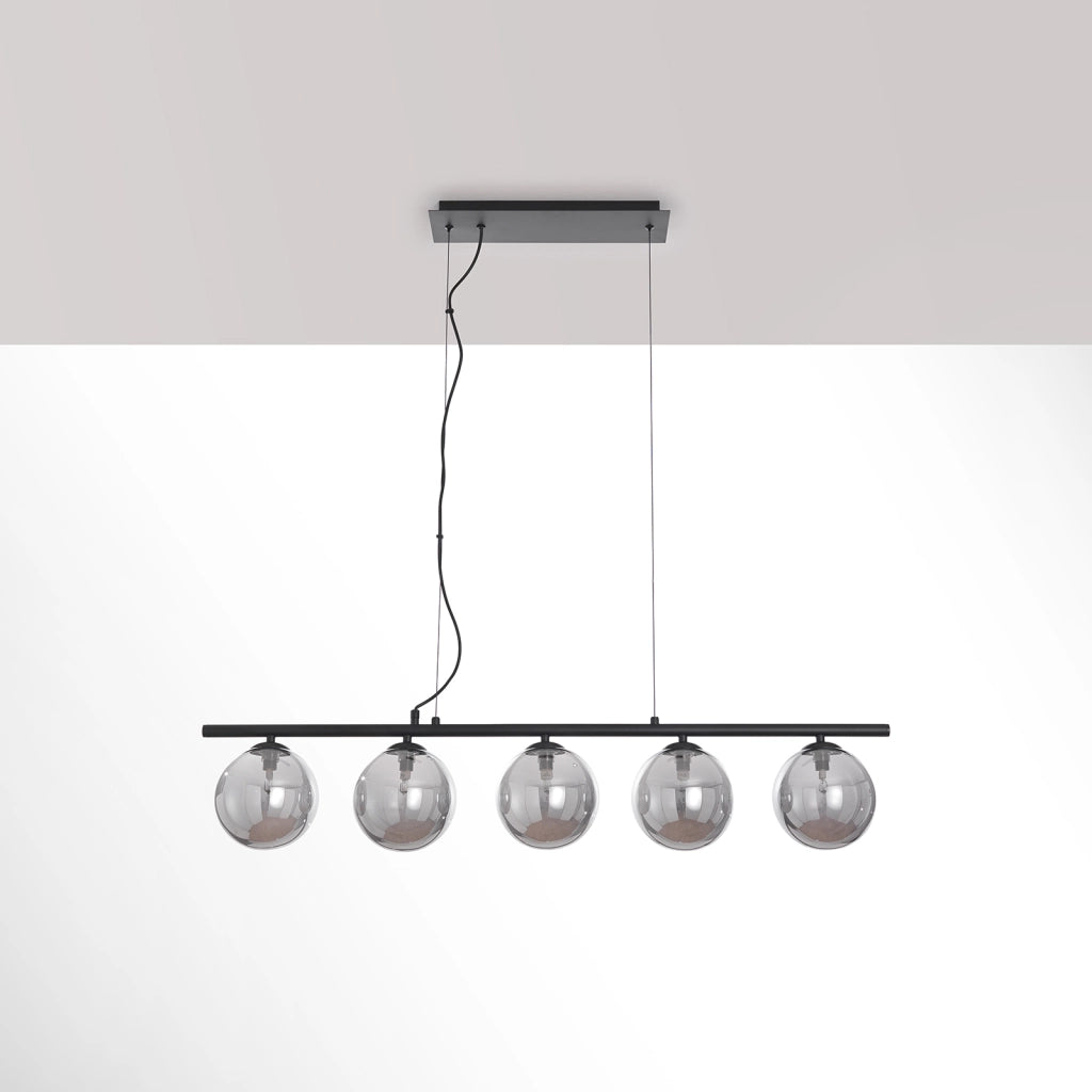 Lampadario EDERA nero