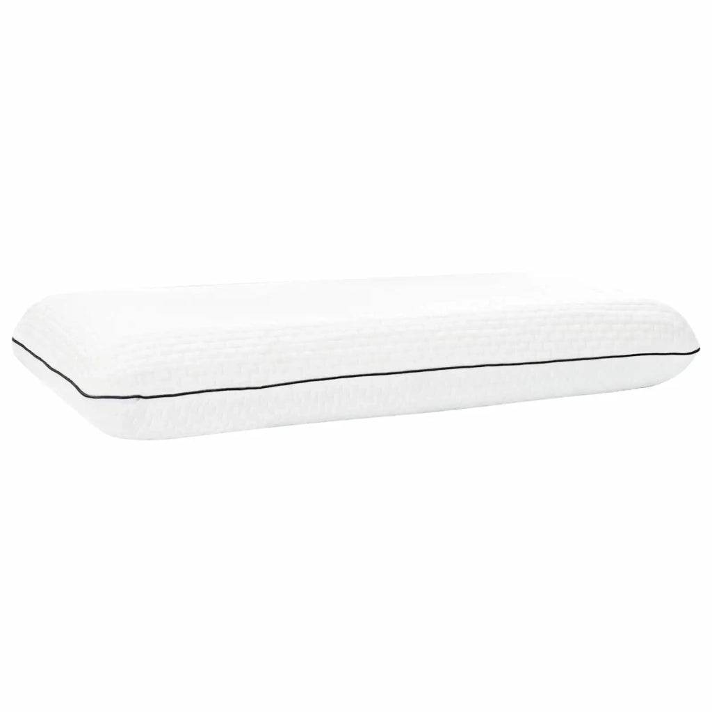 Cuscino da Letto Tinta unita Bianco 80 x 35 x 10 cm Schiuma Gel 42020238