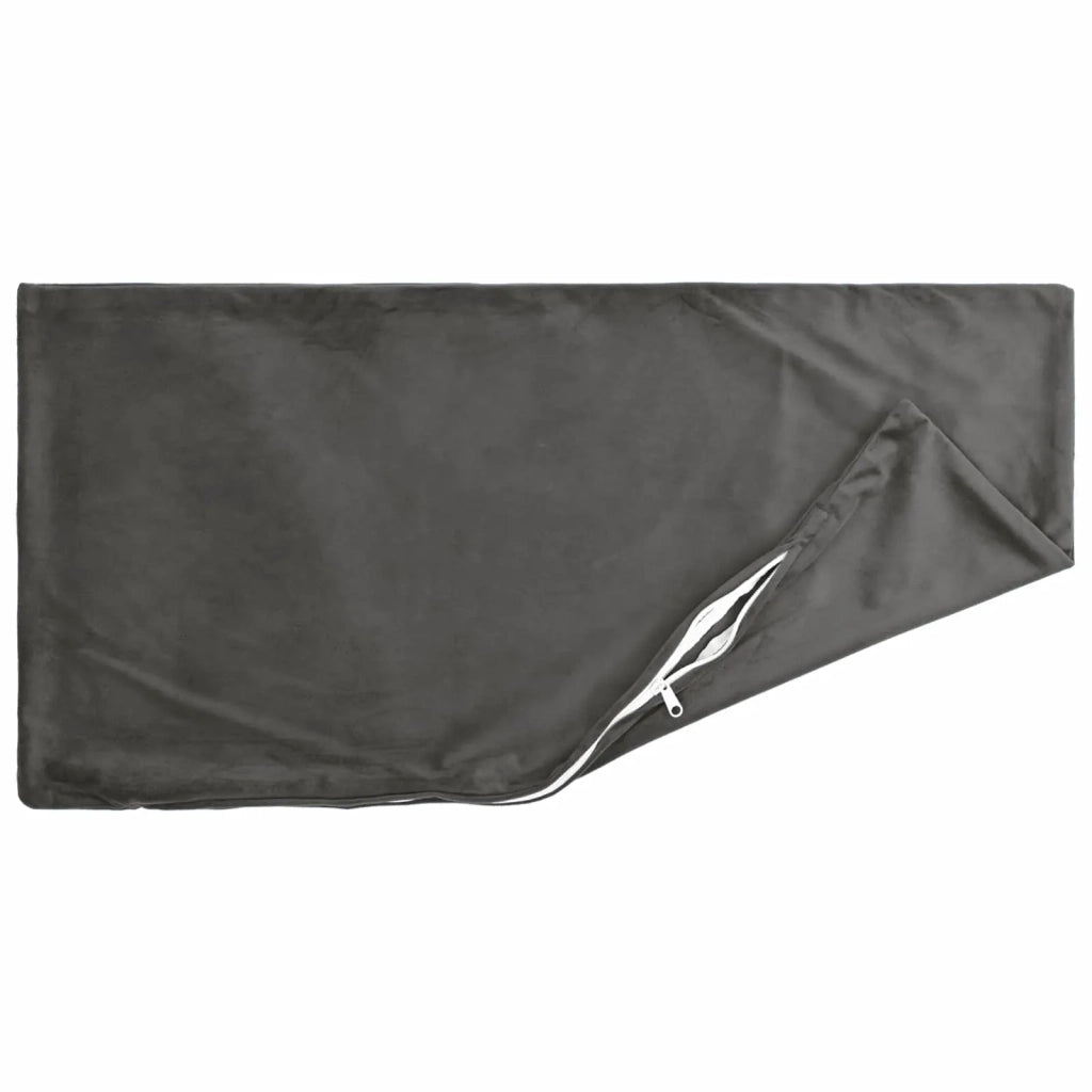 Federa 2 pcs HEERLEN Grigio Scuro 30 x 50 cm Velluto 907693