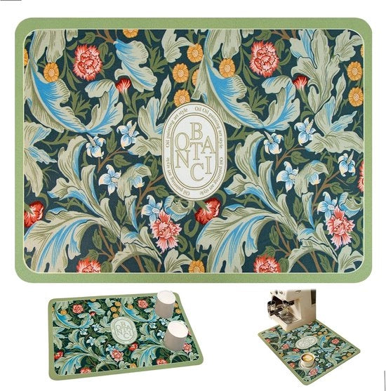 Afdriipmat Absorbente a base di diatomee per cucina e lavello con macchina caffè - 30 x 40 cm