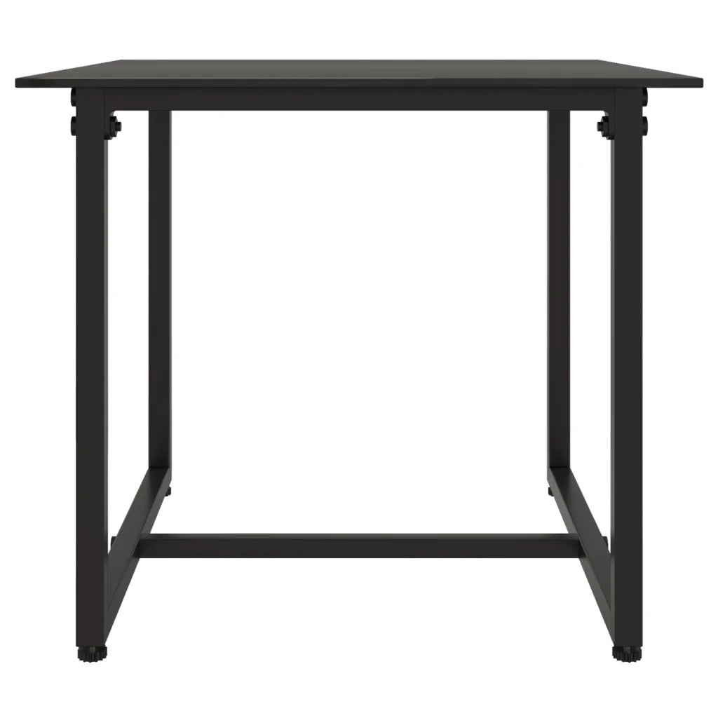 Set Divani da Esterno 3 pz con Cuscini in Polyrattan Nero 319192