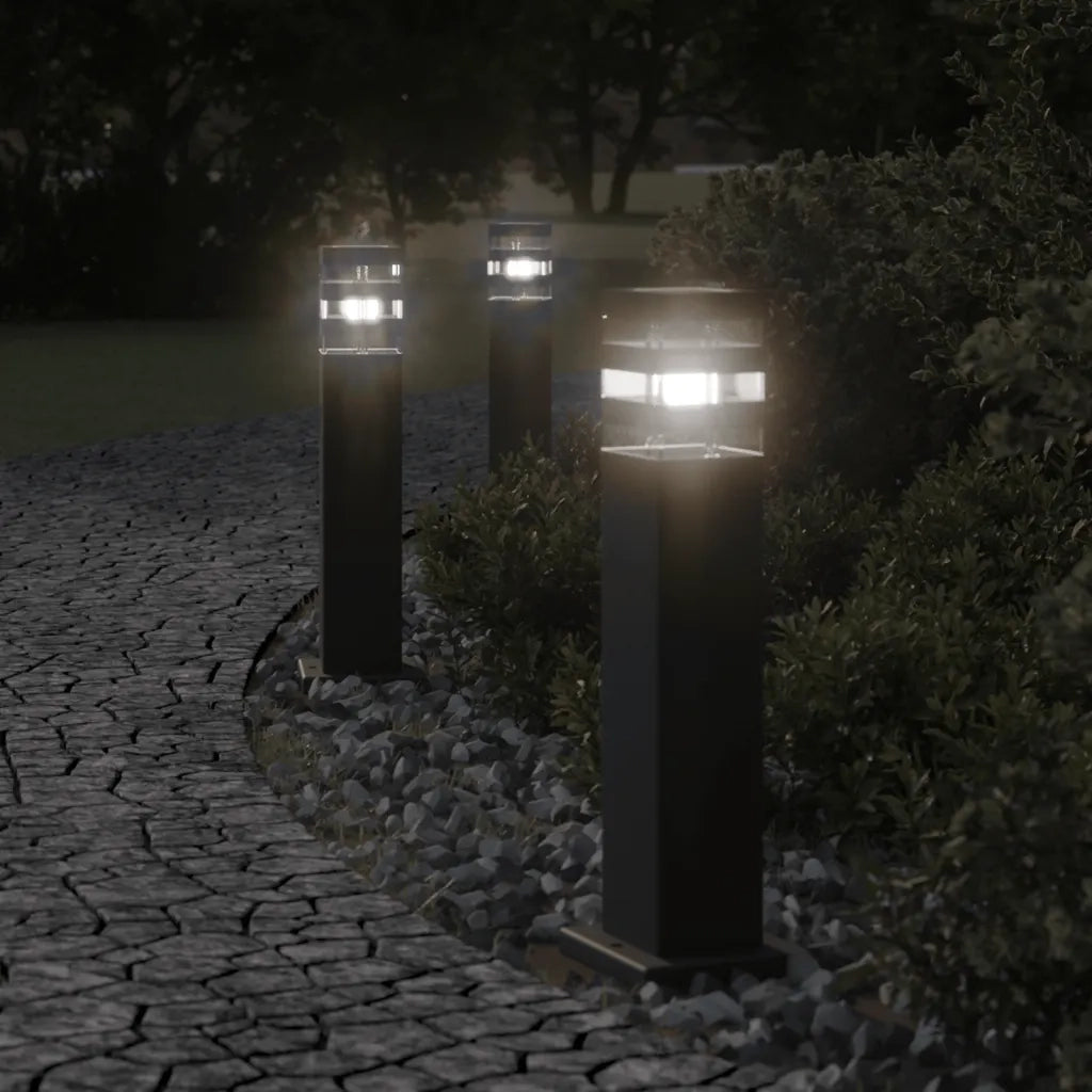 Lampade da Terra per Esterni Nera 50 cm in Alluminio CFW4938747