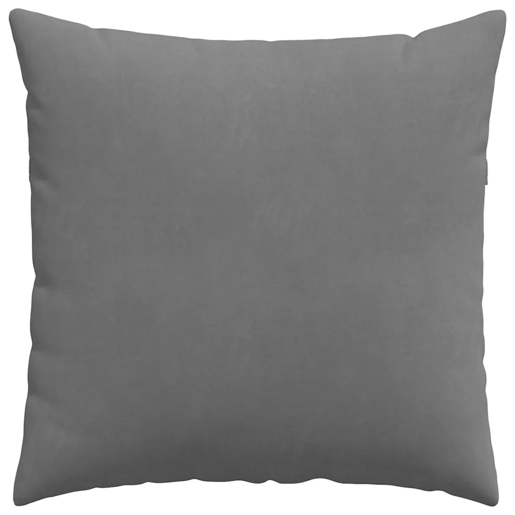Cuscini da Divano 2 pcs Grigio scuro 60 x 60 cm Tessuto 42014028